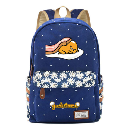Cartoon Day Marvel Egg Yolk Student School Bag Leisure Backpack