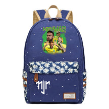 Football Star Neymar Printed Youth School Backpack For Primary And Secondary School Students, Fashionable And Casual Backpack