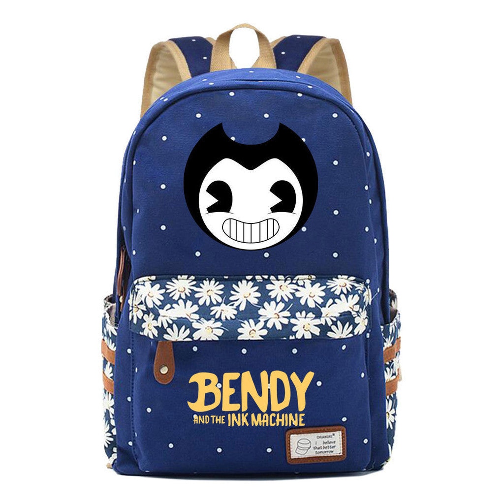Game Bandy And Impression Machine Youth Student School Bag Fragmented Flower Men's And Women's Backpack