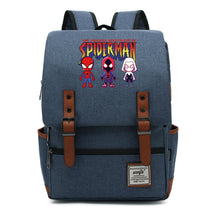 Superhero Print Youth Student Backpack For Men And Women, Casual Belt Buckle, Classic Backpack