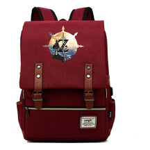 Game Tear Print Of The Kingdom Of Zelda Youth Primary And Secondary School Student Backpack Usb Men's And Women's Leisure Backpack