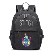 Anime Star Baby Stitch Printed Youth Student Backpack For Men And Women With Casual Woven Straps Backpack