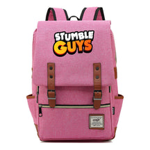 Printed Teenage Student Backpack With Casual Belt Buckle Backpack
