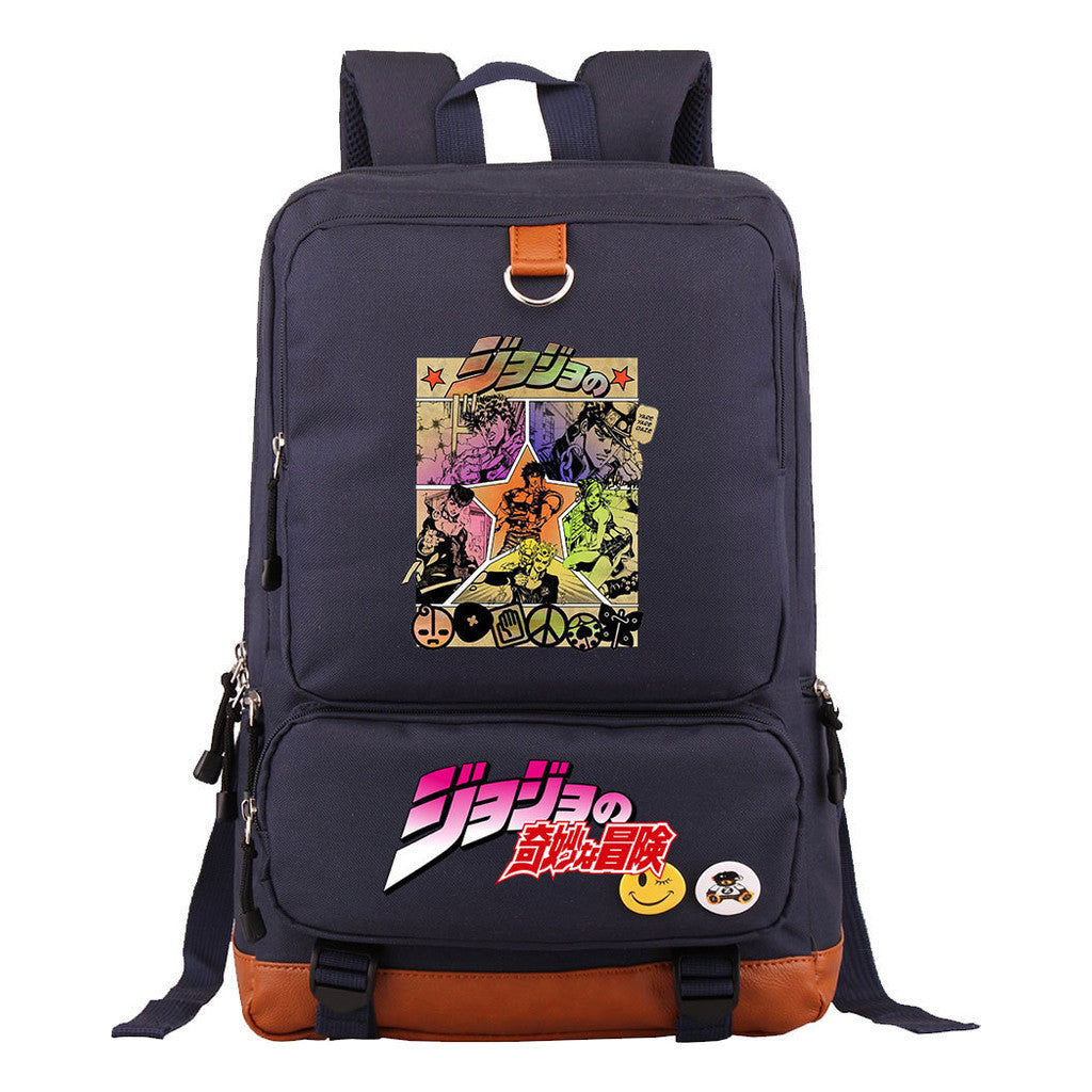 Comic Jojo's Wonderful Adventure, Schoolbags For Young Students, Backpacks For Men And Women, Travel Bags