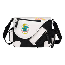 Beauty Girl Warrior Printed Youth Student School Bag Canvas Single Shoulder Bag Men's And Women's Casual Straddle Backpack