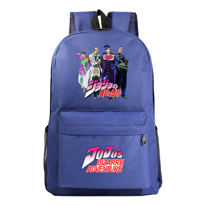 Cartoon Anime Jojo's Wonderful Adventure Print Student Backpack Casual Backpack