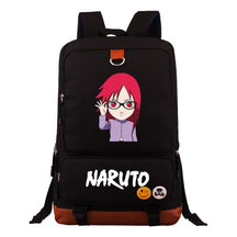 Cartoon Naruto Uchibo Youth Student School Bag Large Capacity Travel Bag Men's And Women's Backpack