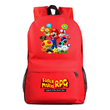 Super Mario Starry Sky Youth Student Backpack For Men And Women's Leisure Travel Backpack