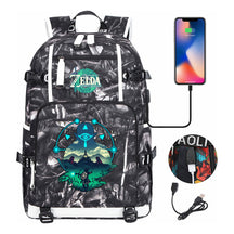 Printed Youth Student School Bag Large Capacity Leisure Travel Backpack