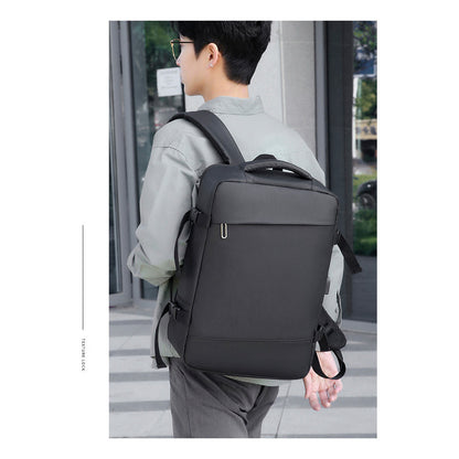 Usb Shoulder Bag For Women, Large Capacity And Minimalist Luggage Bag, Travel Backpack, Expansion Backpack