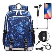 Usb Youth Primary And Secondary School Student Backpack For Men And Women's Leisure Sports Backpack