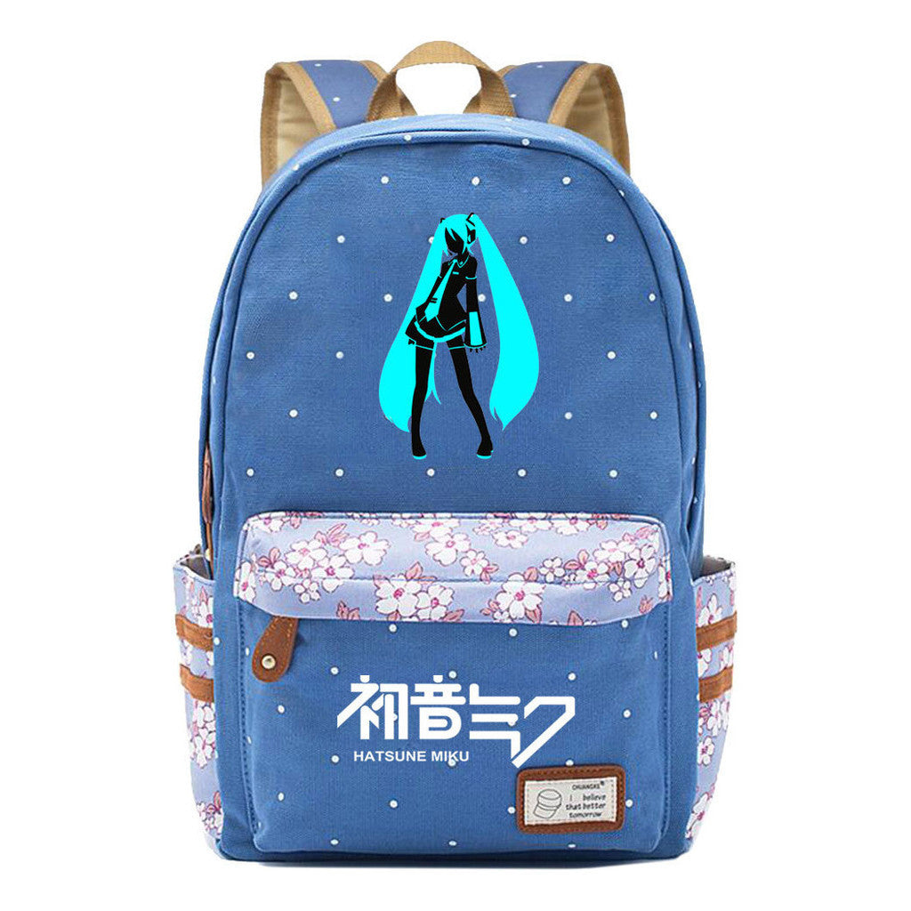 Virtual Music Printed Student Backpack Leisure Backpack