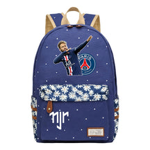 Football Star Neymar Printed Youth School Backpack For Primary And Secondary School Students, Fashionable And Casual Backpack
