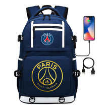 Golden Football Star Mbappe Usb Youth Student Backpack Boy's And Girl's Backpack Leisure Travel Backpack