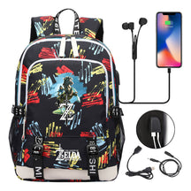 Usb Youth Student Backpack For Men And Women's Leisure Sports Backpack