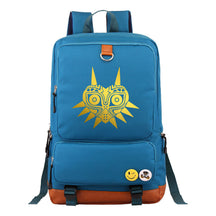 Golden Printed Youth Student Backpack, Travel Bag, Men's And Women's Backpack