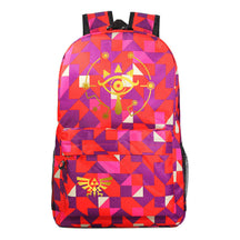 Golden Printed Youth Student Backpack Men And Women's Leisure Backpack