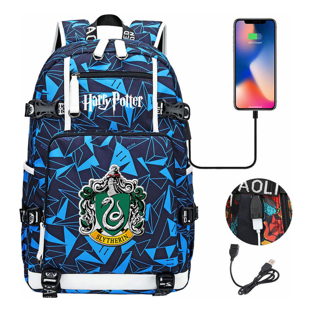 Magic School Usb Youth Student Backpack For Men And Women Leisure Travel Backpack
