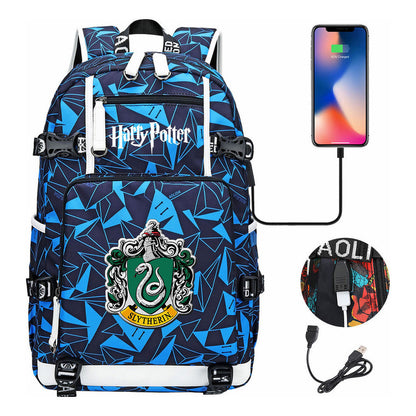 Magic School Usb Youth Student Backpack For Men And Women Leisure Travel Backpack