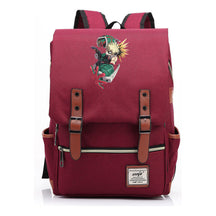 Anime My Heroes Academy Printed Youth School Bag For Men And Women Leisure Belt Buckle Classic Backpack