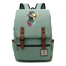 Anime My Heroes Academy Printed Youth School Bag For Men And Women Leisure Belt Buckle Classic Backpack