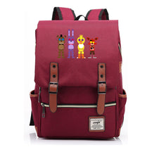 Toy Bear Game Printed Youth Student School Bag Casual Classic Backpack