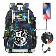 Printed Usb Large Capacity Youth Student Backpack For Men And Women's Leisure Travel Backpack