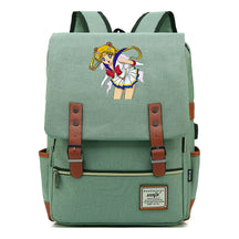 Anime Beauty Girl Warrior Youth Student School Bag Usb Men's And Women's Leisure Backpack