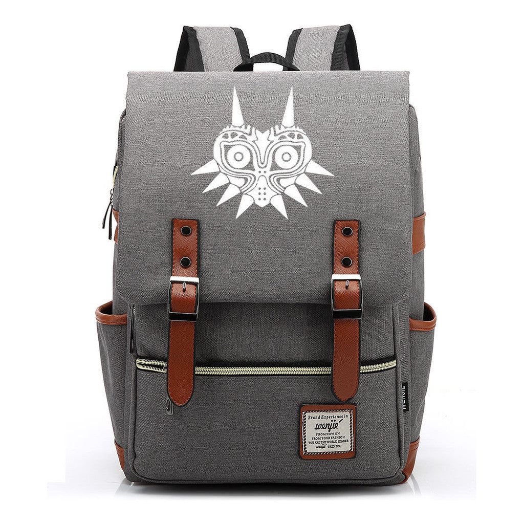 Printed Youth Student Backpack For Men And Women's Casual Classic Backpack