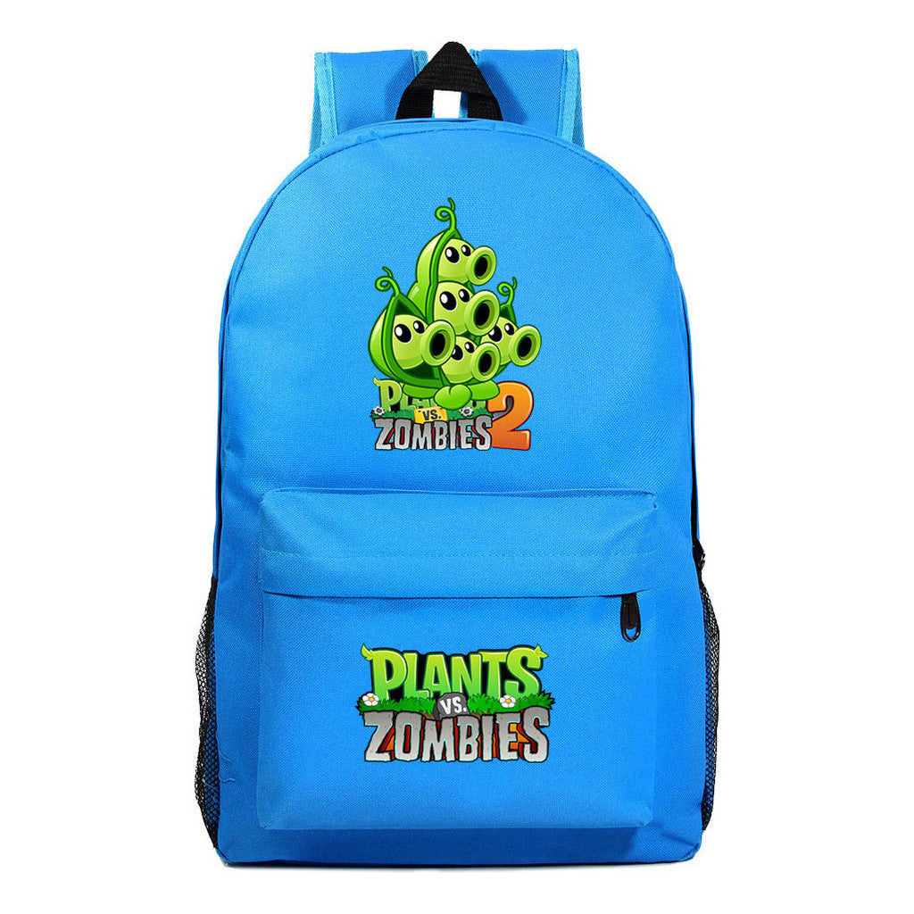 Game Plants Youth Student School Bag Men's And Women's Leisure Backpack