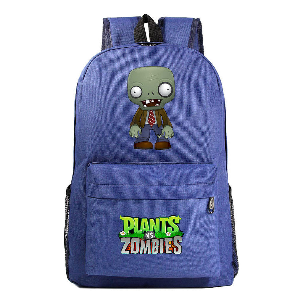 Game Plants Youth Student School Bag Men's And Women's Leisure Backpack