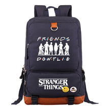 Strange Story Printed Youth Student School Bag Large Capacity Travel Bag Men's And Women's Backpack