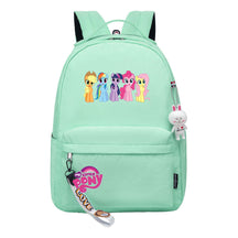 Cartoon Pony Unicorn Printed Youth Student School Bag Men's And Women's Leisure Bag Women's Backpack