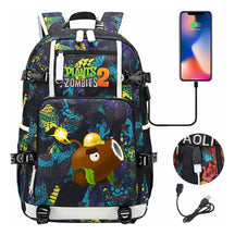 Printed Usb Youth Student Backpack For Men And Women's Leisure Travel Backpack