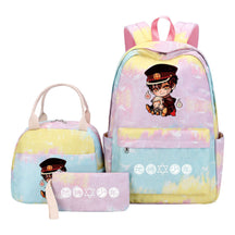 Teenage Student Girl Backpack Lunch Bag Three Piece Set Backpack Set
