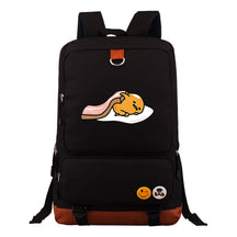 Cartoon Anime Lazy Egg Youth Student Backpack With Large Capacity Travel Bag For Boys And Girls Backpack