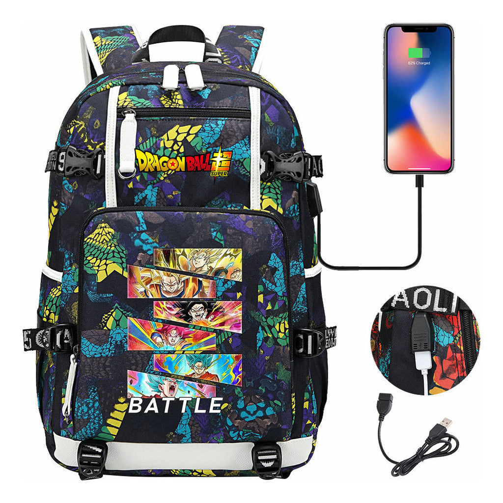 Sun Wukong Usb Large Capacity Youth Student Backpack For Leisure Travel Backpack