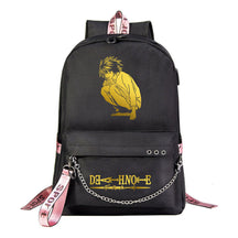 Golden Death Note Death God Usb Youth Student School Bag Leisure Travel Backpack