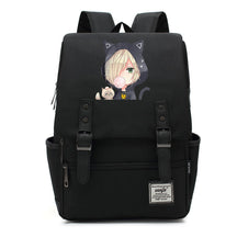 Yuri On The Ice Student Backpack, Men's And Women's Leisure Belt Buckle Backpack