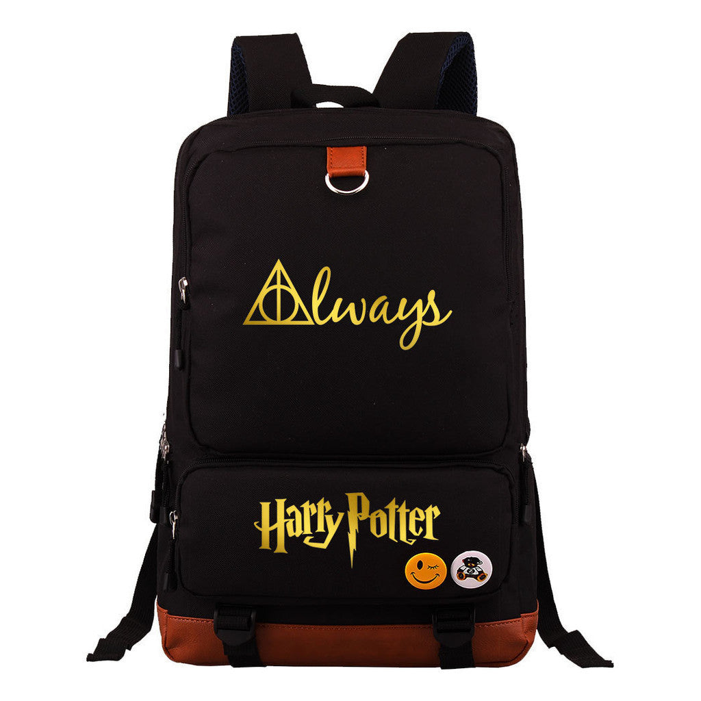 Golden Magic School Youth Student School Bag Large Capacity Travel Bag Men's And Women's Backpack