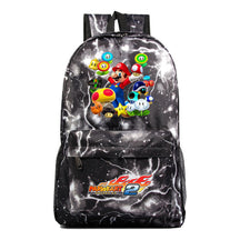 Super Mario Starry Sky Youth Student Backpack For Men And Women's Leisure Travel Backpack