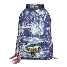 Cartoon Strange Town Youth Student School Bag Men's And Women's Leisure Travel Backpack