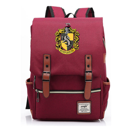 School Of Magic Printed Schoolbags For Men And Women Leisure Belt Buckle Classic Backpack 38*27*12.5cm