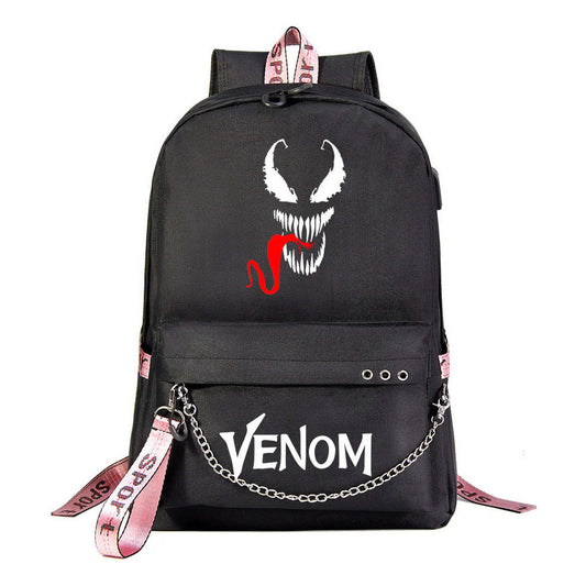 Usb Youth Student Backpack For Men And Women's Leisure Travel Backpack