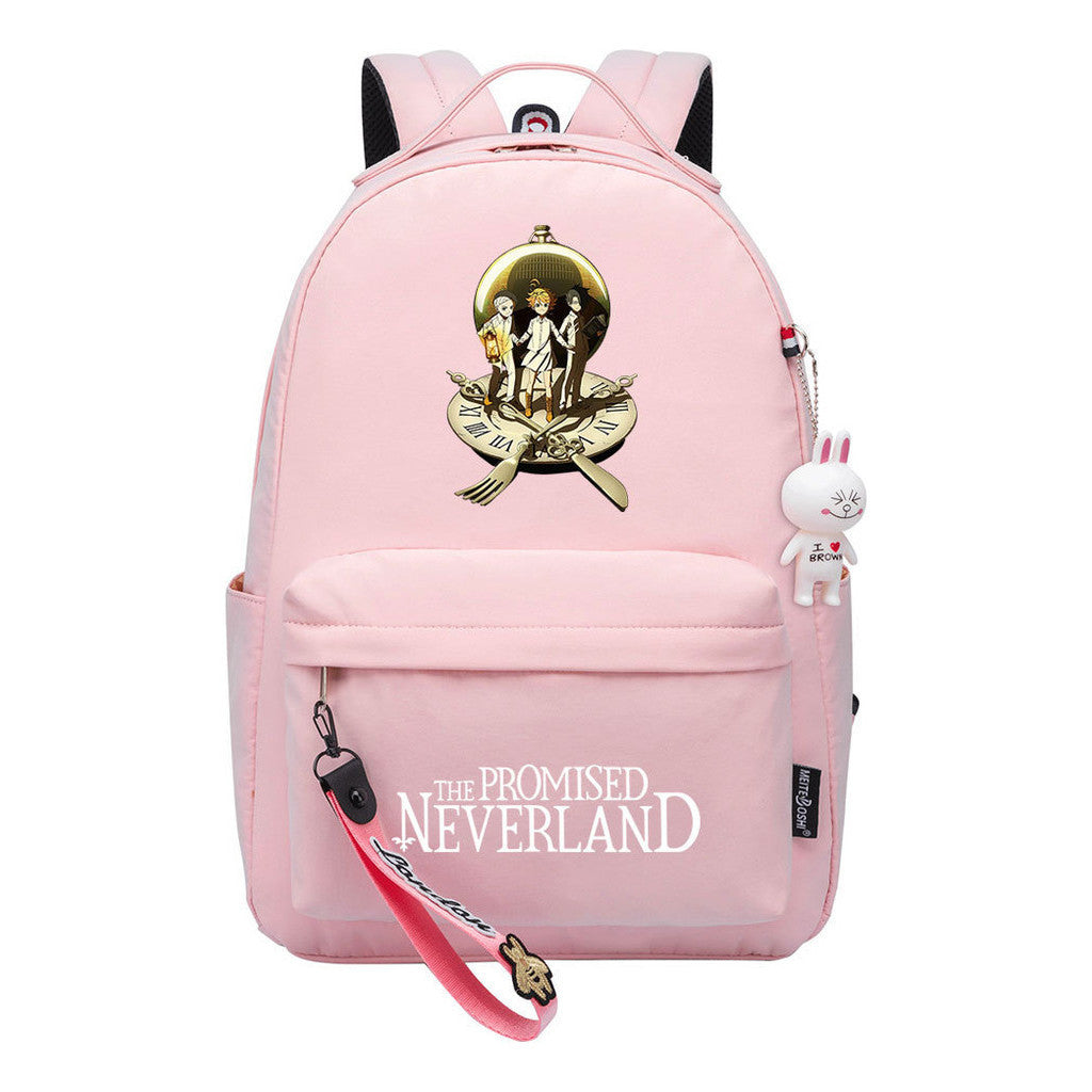 Printed Teenage Student Backpack, Casual Bag, Girl Backpack