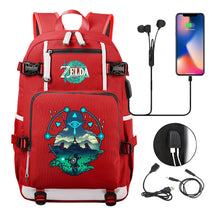 Printed Youth Student School Bag Large Capacity Leisure Travel Backpack