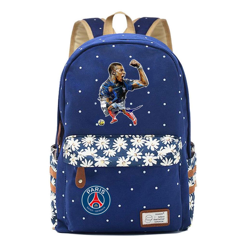 Printed Teenage Student Backpack, Fashionable Men's And Women's Casual Backpack