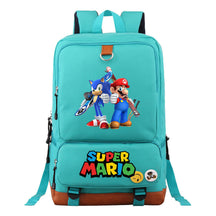 Super Mario Print Youth Student Backpack, Travel Bag, Men's And Women's Backpack
