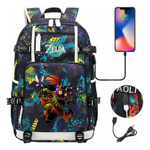 Printed Backpack For Men And Women With Large Capacity Leisure Travel Backpack
