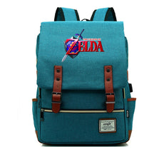 Printed Youth Student Backpack Usb Men's And Women's Casual Backpack